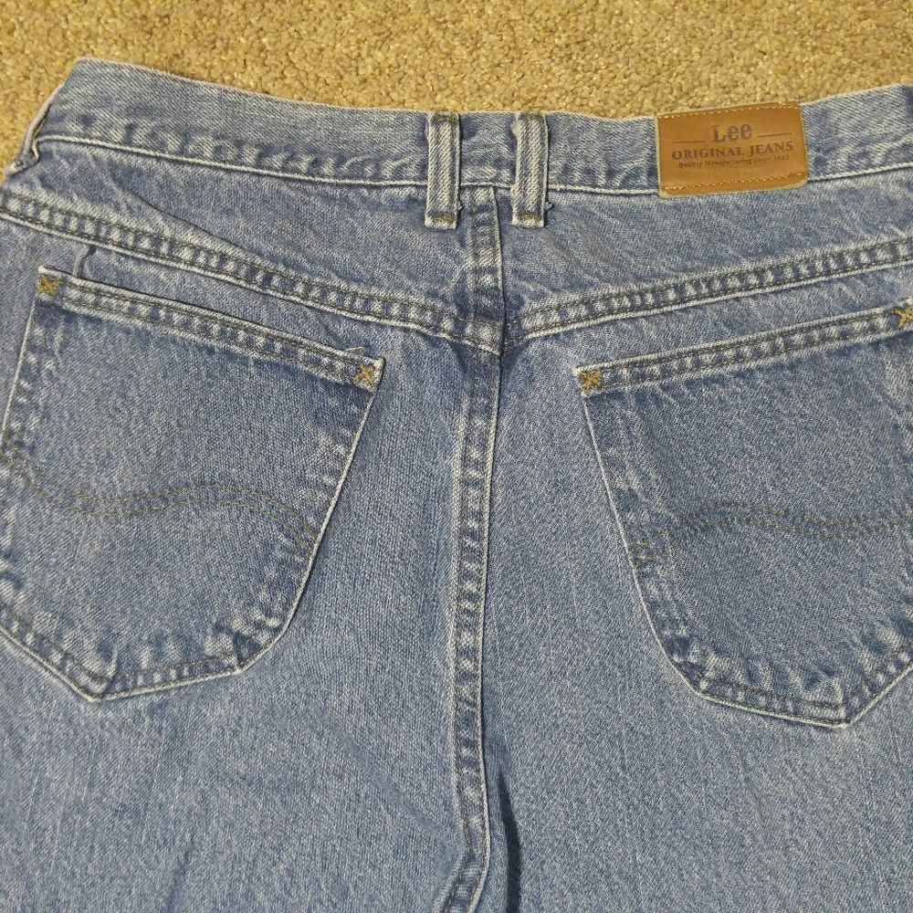 Vintage 90s Mom Jeans Medium Stonewash 30x30 - Picture 7 of 10